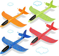 VCOSTORE 2 Pack Foam Airplanes for Kids - Camouflage Color (Large)