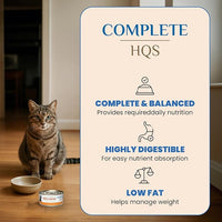 almo nature Wet Cat Food HQS Complete Land and Sea - Variety Pack Grain Free, Highly Digestible, Hormone Free, Preservative Free, 2.47-oz 24 Pack