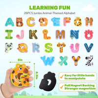 LovesTown 26PCS Magnetic Letters for Toddlers - image 2