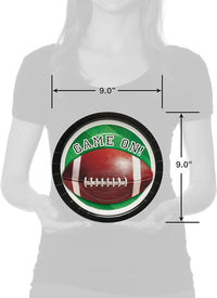 American Greetings Football Party Supplies - Dinner Plates - image 3