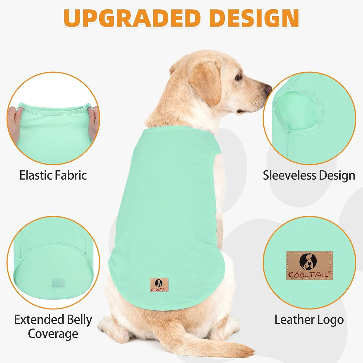 Halloween Dog Shirts for Large Dogs - Green&Purple / XXX-Large(Chest 31", Back 25") - image 2