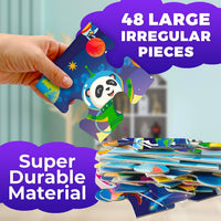 Giant Floor Puzzles for Kids Ages 4-6 - Galaxy Trip - image 3