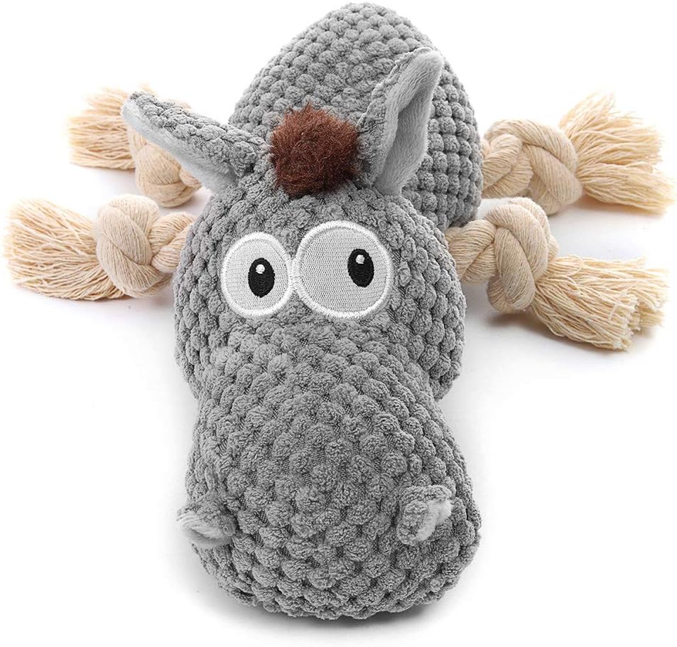 Dog Toy, Large Dog Squeaky Toys - Donkey