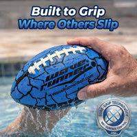 Wave Runner 9.25 inch waterproof junior football with textured grip for pool and beach - view 5
