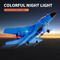 New Upgrade SU27 RC Airplane, Remote Control Fighter Toys - Blue - image 4