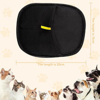 Pet Hair Removal Glove for Cats & Dogs, Electrostatic Pet Hair Removal Gloves, Reusable Hair Remover, Upgrade Efficient Grooming Gloves for Pet Hair for Clothing/Couch/Furniture/Carpet/Car Seat(2pcs)