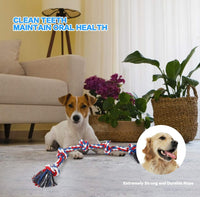 Bmag Dog Rope Toys for Aggressive Chewers - Red - image 3