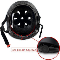 Adjustable Kids Helmet with Knee Pad, Elbow Pads & Wrist Guards - black / Medium( 8-14 years ) - image 4
