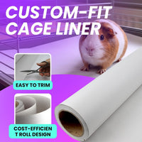 Bird Cage Liners, 120 Unscented Newsprint Sheets - 22" x 164 ft Roll - image 3
