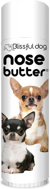 The Blissful Dog Smooth Coat Chihuahua Nose Butter for Dry, Cracked Skin, Lick-Safe Dog Nose Balm with Moisturizing Shea Butter, Almond, Olive, and Essential Oils, Pet Supplies, Uncented, 0.50 oz.