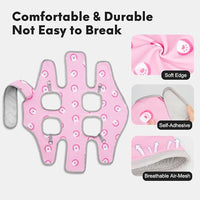 Supet Cat Grooming Hammock, Soft Fabric Nail Clipper Hammock, Self-Adhesive Wrap for Cutting Nails, Quickly Calm Down for Medicine, Teeth Brushing, Ear Cleaning