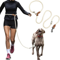 Mile High Life Hands Free Dog Leash - Cream / 8FT Hands Free