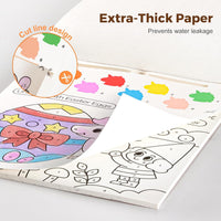 Jar Melo Paint with Water Books for Toddlers, Animals – Fun for Kids & Family - Unicorns - image 2