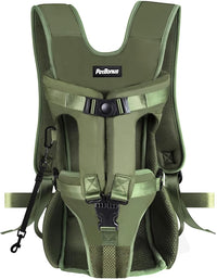 Pet Front Dog Carrier Backpacks, Adjustable Pet Backpack - Army Green / Small