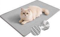 Cat Scratcher Mat, 23.6"x15.7" Natural Sisal Cat Scratch Pad – Essentials for Cats - Gray / 1 Pack-39.3"x23.6"