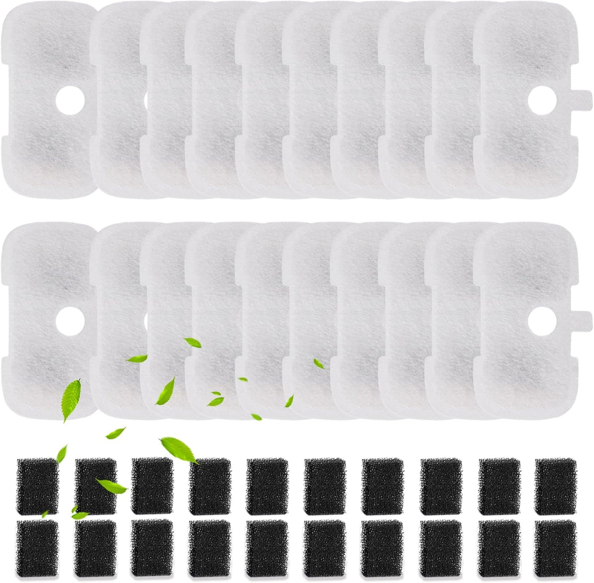 SORON 20 Packs Filter Replacement Compatible with PETLIBRO Cat Water - 20 Pack