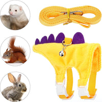 Ferret Harness and Leash Set Small Animals Vest Harness with Safe - Yellow - image 4