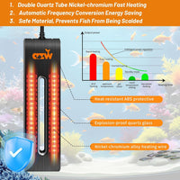 azw 800W Aquarium Heater for 110‑250 Gal - L - image 2