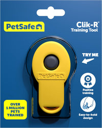 PetSafe Clik-R Dog Training Clicker - Yellow
