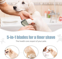 3Pcs 5-in-1 Adjustable Pet Clipper Blades - Grey-4 - image 2