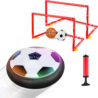 Growsland LED hover soccer ball with foam bumper and 2 goals
