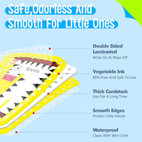 SpriteGru 9 Pieces Kids Lacing Cards - Number - image 3