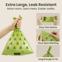 Pogi's Large Dog Poop Bags, Single Roll, Leak-Proof - 900 Count (Pack of 1) / Scented - image 2