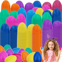 The Dreidel Company Fillable Easter Eggs 50-Pack with Hinge Bulk - 50-Pack - image 2