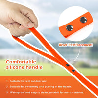 Wolfone Waterproof Dog Leash 10FT Long Line Training Leash for Dogs – Essentials for Dogs - 17ft x 0.52 IN / Orange - image 4