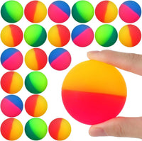 Jenaai 50 pack 45 mm two-color rubber bouncy balls - view 5