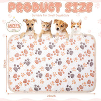 Chumia 40 Pcs Dog Blankets, Pink, Purple - Paw / White / 40 - image 2