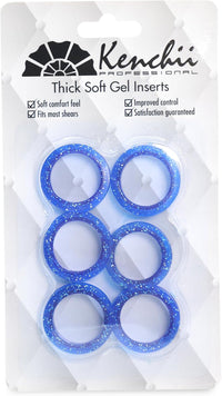 Kenchii Extra Soft Shear Finger Ring Inserts - Blue