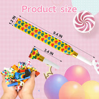 Chshhuao 50 Pcs Funny Blowouts Blow Horns Birthday Party Whistles New - image 3