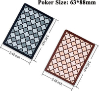 Teskyer Waterproof Plastic Playing Cards, 2 Decks, Large Index – Fun for Kids & Family - 2 Pack (Standard Index) - image 4