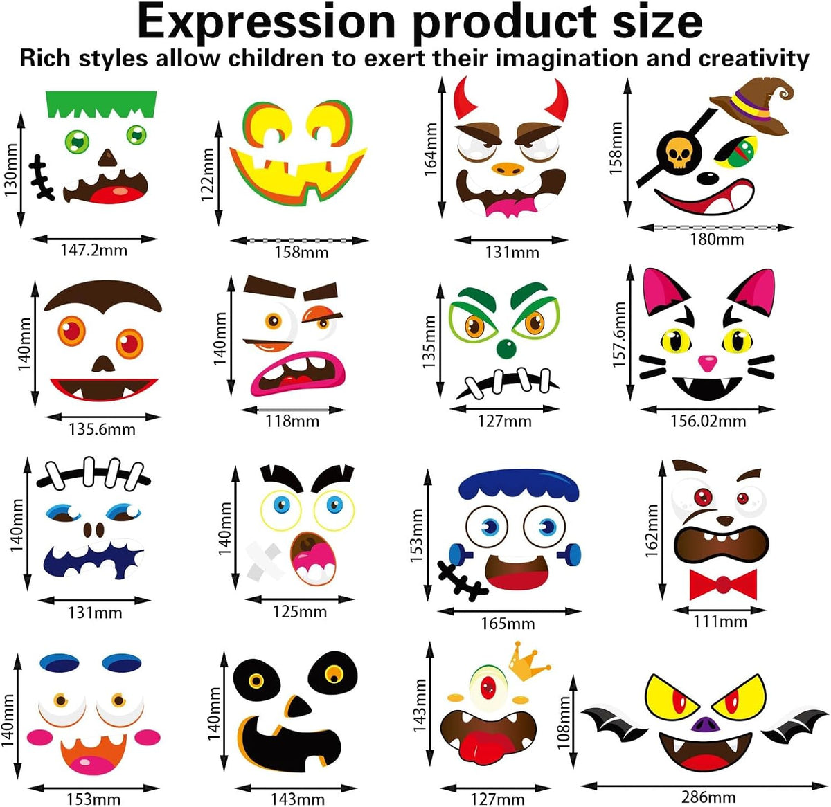 60 Pack Large Pumpkin Stickers - style 3 - image 4