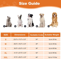 POCBLUE Deluxe Washable Dog Bed for Large Dogs Dog Crate Mat 35 Inch - 41.0"l X 27.0"w X 3.5"th / Grey - image 4