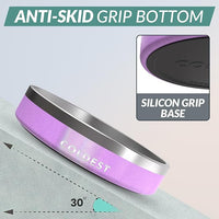 Coldest Dog Bowl - Anti Rust Metal, Non Slip, 3 Layers Insulated Stainless Steel Dog Bowls - Spill Proof & Heavy Duty - Water Bowl for Dogs, Cats, Dish Washer Safe (21 oz,Saturn's Moon Purple Glitter)