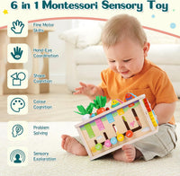 Ancaixin 6-in-1 Montessori Tissue Box Toy for 6+ Months Baby - image 3