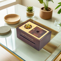 Winshare Navigation Enigma wooden secret puzzle box for money and gift cards - view 5