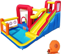 Hongcoral Bounce House, Inflatable Bounce Castle with Blower for Kids, Blow Up Jumping Bouncer