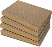 Cat Scratcher, 5 Packs in 1 Cardboard Box Cat Scratching Pad, Large – Essentials for Cats - 4 Packs Refill