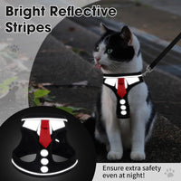 Cat Harness and Leash Set for Walking Escape Proof Vest for Kitten – Essentials for Cats - Black / Extra Small - image 3