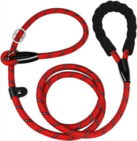 Dog Leash, 6 FT Heavy Duty Dog Leashes with Comfortable Padded Handle,Black – Essentials for Dogs - Red / 5 Feet x 1/2 Inch