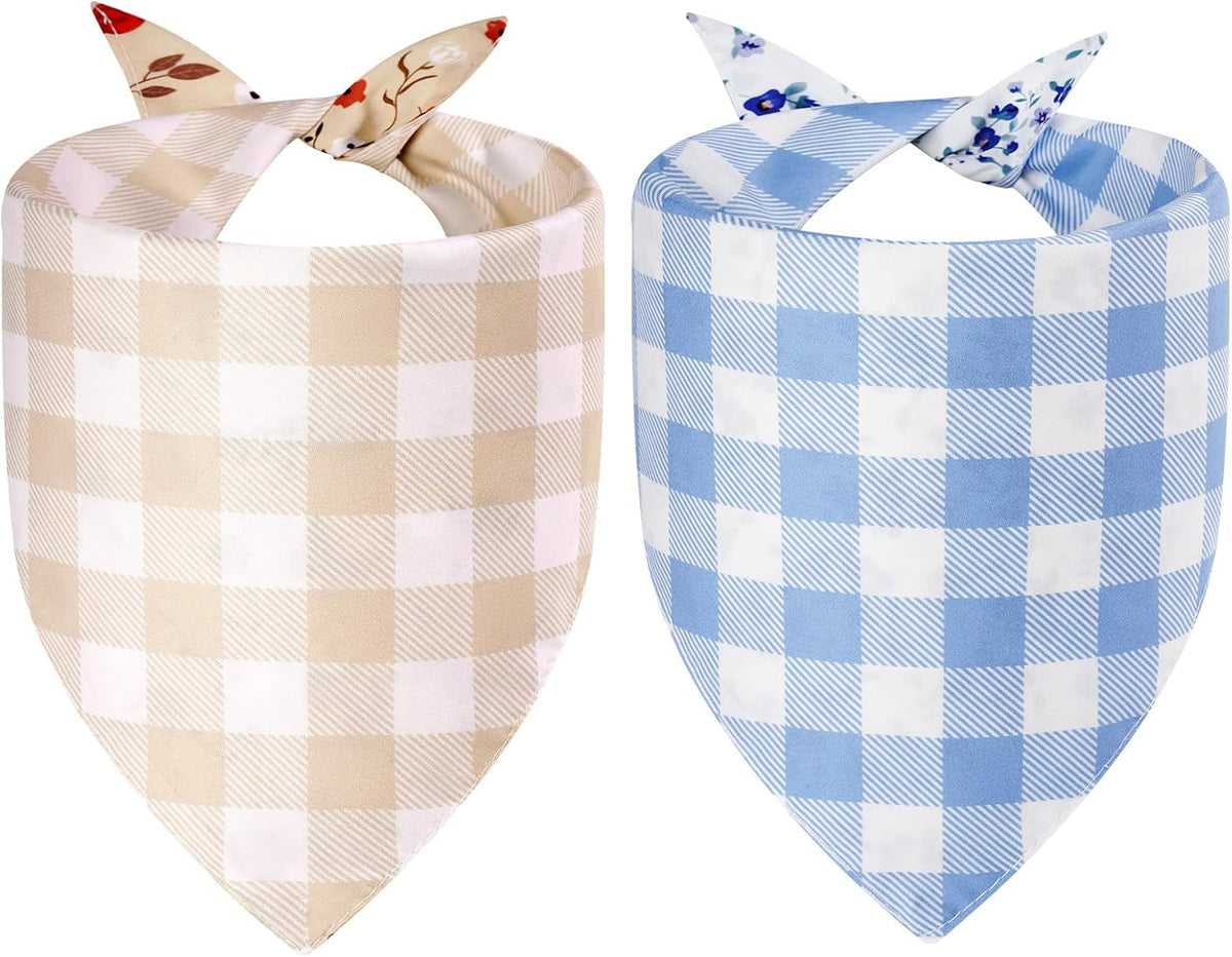 Halloween Dog Bandanas Large 2PCS - Sping-26-blue mihui / Small - image 2