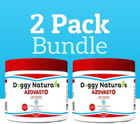 Azovast Plus Kidney Health Supplement for Dogs & Cats, Oral Powder (12 Oz) - (240 Doses/ 2 Jar) NO Refrigeration Required - Help Support Kidney Function & Manage Renal Toxins(U.S.A)(12 Oz (2 Pack))