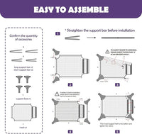 Outdoor Elevated Dog Bed With Portable Bag, Easy to Assemble for Medium Small Dogs, Raised Cot With Pet-Friendly Feet, Breathable Mesh for Camping or Travel, Dark Grey
