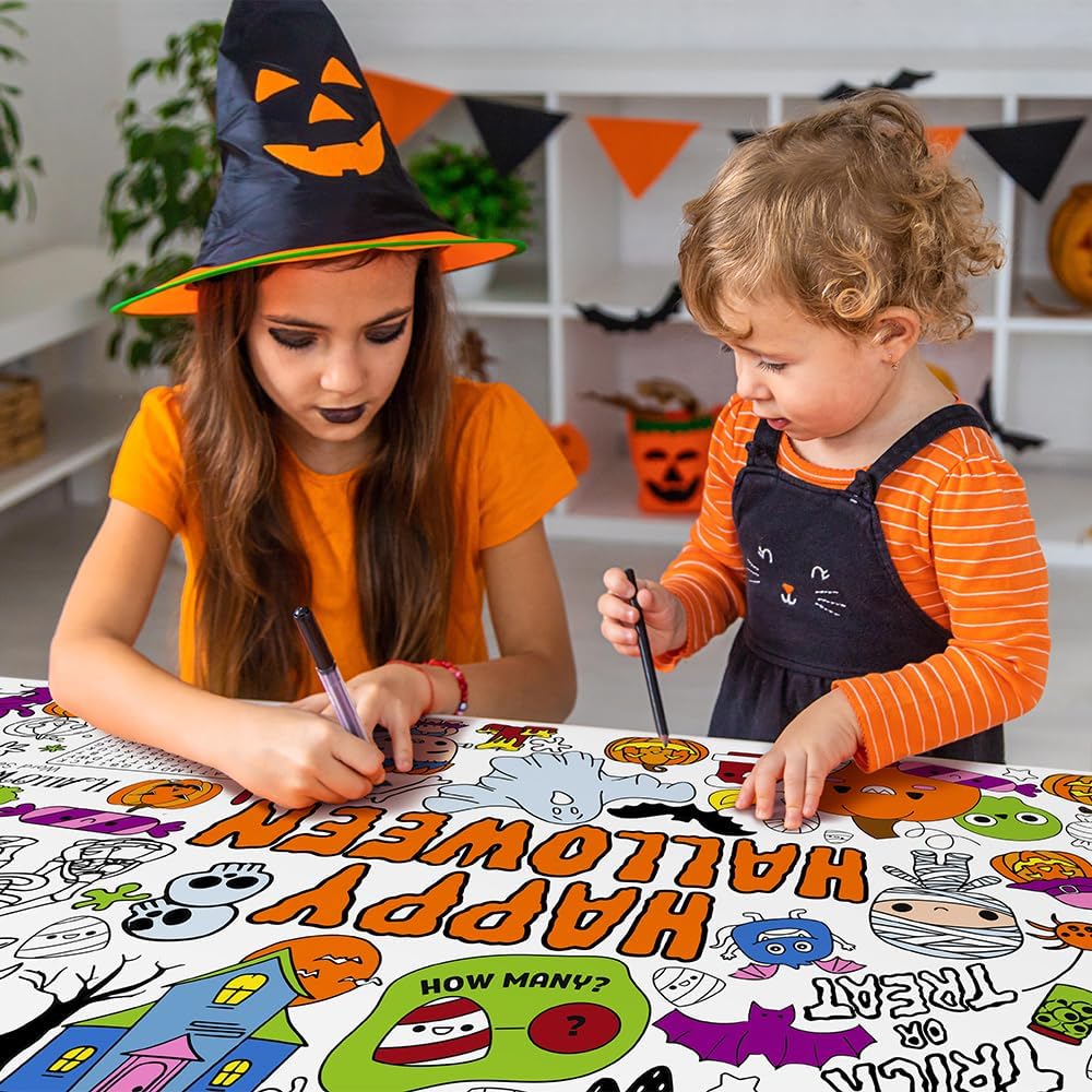 SPERINGEEN Halloween Tablecloth Decorations - Halloween - image 3