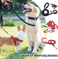 Dog Poop Bag Holder, Waste Bag Holder, Dog Poop Bag Carrier - Gray / 10 Count (Pack of 1) - image 3
