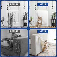 TOOSOFt Anti Cat Scratch Furniture Protector Clear Vinyl 196.9"x16.5" – Essentials for Cats - 160"x12.4" - image 3