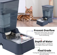 Meikuler Pets Auto Feeder 5.2L - Navy - image 2